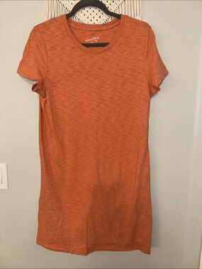 Universal Thread Burnt Orange Short Sleeve Mini Dress